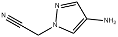 2-(4-amino-1H-pyrazol-1-yl)acetonitrile Structure