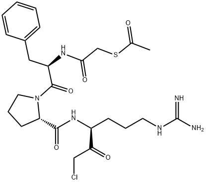 115290-74-9 N(alpha)-((acetylthio)acetyl)-phenylalanyl-prolyl-arginine chloromethyl ketone