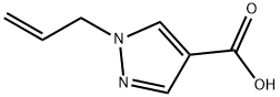 1-allyl-1H-pyrazole-4-carboxylic acid Struktur