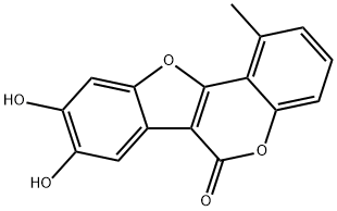 11,12-dihydroxy-5-methylcoumestan Structure