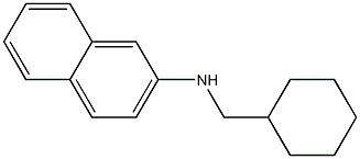 N-(cyclohexylmethyl)naphthalen-2-amine 化学構造式