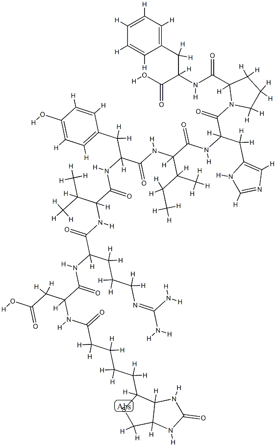 Biotinyl-angiotensinII,115645-39-1,结构式