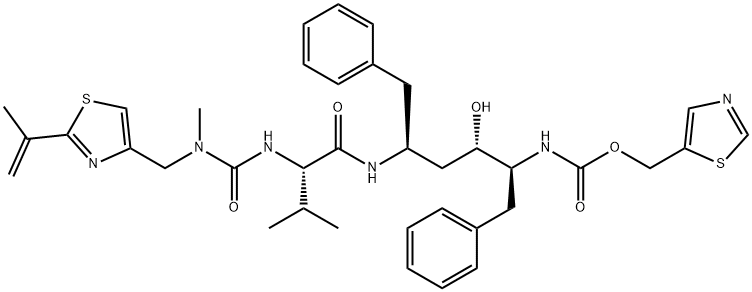 脱氢利托那韦, 1156504-13-0, 结构式