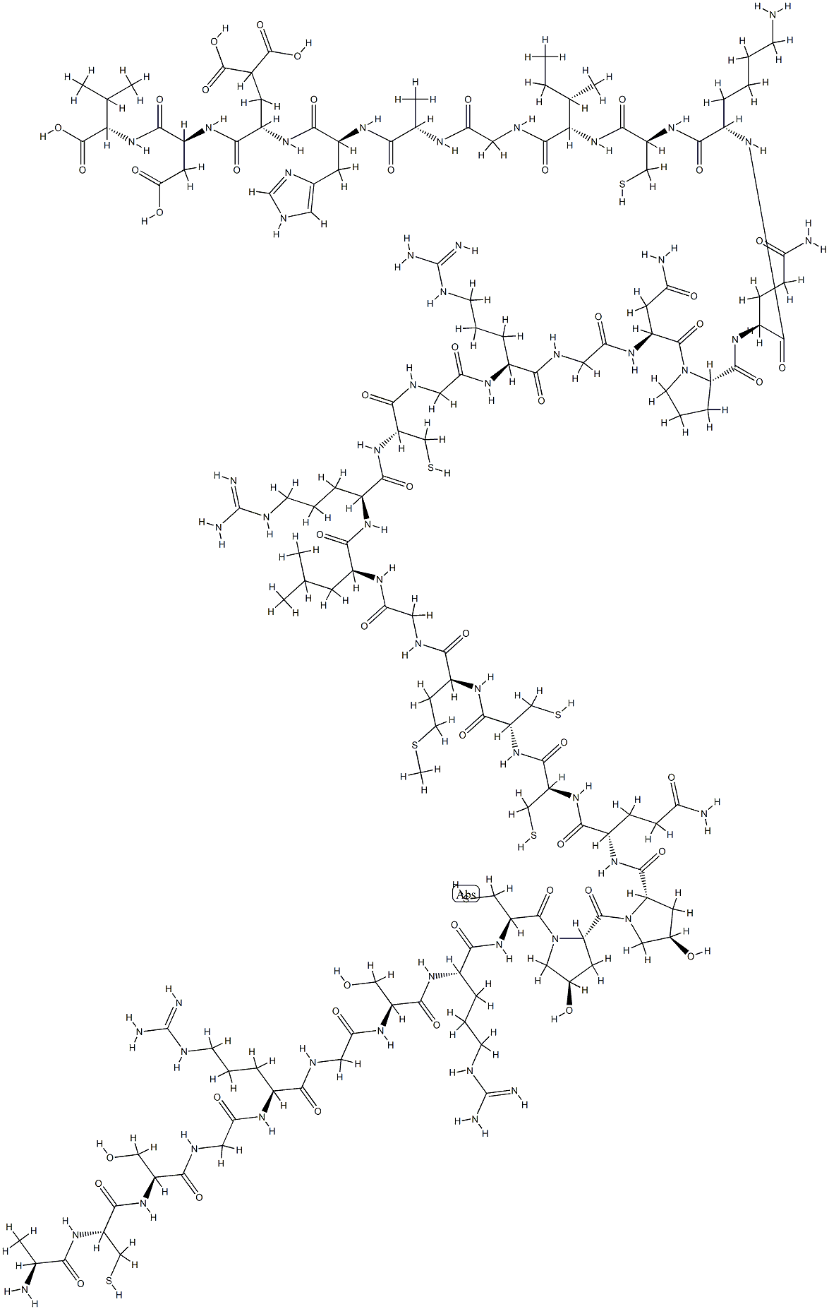 conotoxin GS|ALA-CYS-SER-GLY-ARG-GLY-SER-ARG-CYS-HYP-HYP-GLN-CYS-CYS-MET-GLY-LEU-ARG-CYS-GLY-ARG-GLY-ASN-PRO-GLN-LYS-CYS-ILE-GLY-ALA-HIS-GLA-ASP-VAL