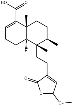 15,16-二氢-15-甲氧基-16-氧代哈氏豆属酸, 115783-35-2, 结构式
