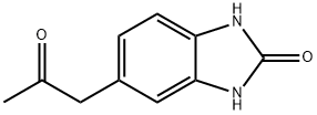 2H-Benzimidazol-2-one,1,3-dihydro-5-(2-oxopropyl)-(9CI) Structure