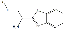 1-(苯并[D]噻唑-2-基)乙胺盐酸盐,1158794-11-6,结构式