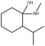Cyclohexanol,1-(methylamino)-2-(1-methylethyl)-(9CI),115886-68-5,结构式