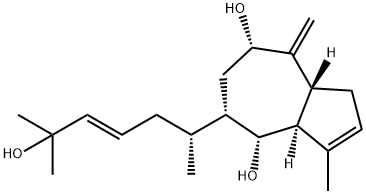(3aS)-1,3aα,4,5,6,7,8,8aβ-Octahydro-5α-[(1R,3E)-5-hydroxy-1,5-dimethyl-3-hexenyl]-3-methyl-8-methyleneazulene-4α,7α-diol Structure