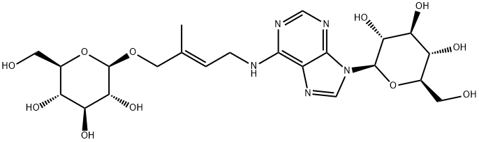 trans-ZEATIN-9-GLUCOSIDE-O-GLUCOSIDE (Z9GOG) Struktur