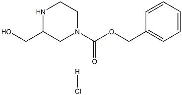 4-N-CBZ-2-HYDROXYMETHYLPIPERAZINE -HCl Struktur