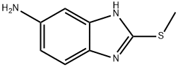 Benzimidazole, 5(or 6)-amino-2-(methylthio)- (6CI) Structure