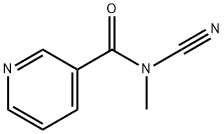 3-Pyridinecarboxamide,N-cyano-N-methyl-(9CI) Structure