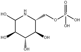 nojirimycin 6-phosphate Struktur
