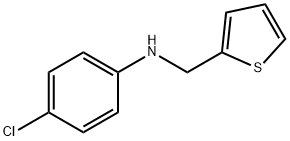4-chloro-N-(thiophen-2-ylmethyl)aniline Structure