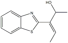 2-Benzothiazoleethanol,beta-ethylidene-alpha-methyl-(9CI),116058-90-3,结构式