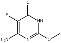 4(1H)-Pyrimidinone,6-amino-5-fluoro-2-methoxy-(9CI) 结构式