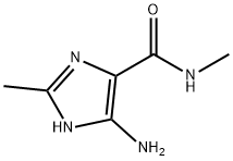 Imidazole-4(or 5)-carboxamide, 5(or 4)-amino-N,2-dimethyl- (6CI) Structure