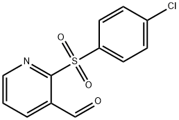 2-((4-Chlorophenyl)Sulfonyl)Nicotinaldehyde(WXC03056) Struktur