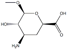 beta-L-xylo-Hexopyranosiduronic acid, methyl 3-amino-3,4-dideoxy- (9CI),116233-68-2,结构式