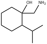 Cyclohexanol,1-(aminomethyl)-2-(1-methylethyl)-(9CI) Structure