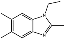 1H-Benzimidazole,1-ethyl-2,5,6-trimethyl-(9CI) Struktur