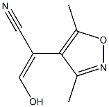 4-Isoxazoleacetonitrile,-alpha--(hydroxymethylene)-3,5-dimethyl-(9CI)|