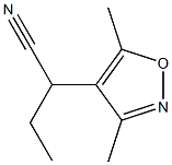 4-Isoxazoleacetonitrile,-alpha--ethyl-3,5-dimethyl-(9CI)|