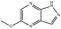 1H-Pyrazolo[3,4-b]pyrazine,5-methoxy-(9CI) Structure