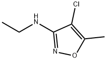 3-Isoxazolamine,4-chloro-N-ethyl-5-methyl-(9CI) Structure