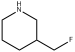 3-Fluoromethylpiperidine Struktur