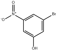 3-ブロモ-5-ニトロフェノール 化学構造式