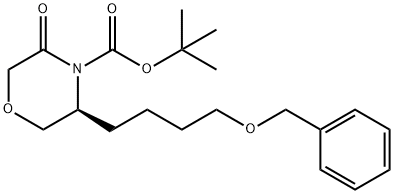 (S)-5-(4-(苄氧基)丁基)吗啉-3-酮 结构式