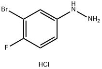 3-溴-4-氟苯肼盐酸盐, 1166990-89-1, 结构式