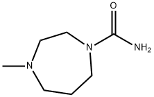 1H-1,4-Diazepine-1-carboxamide,hexahydro-4-methyl-(9CI) Struktur