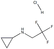 N-(2,2,2-三氟乙基)环丙胺盐酸盐 结构式