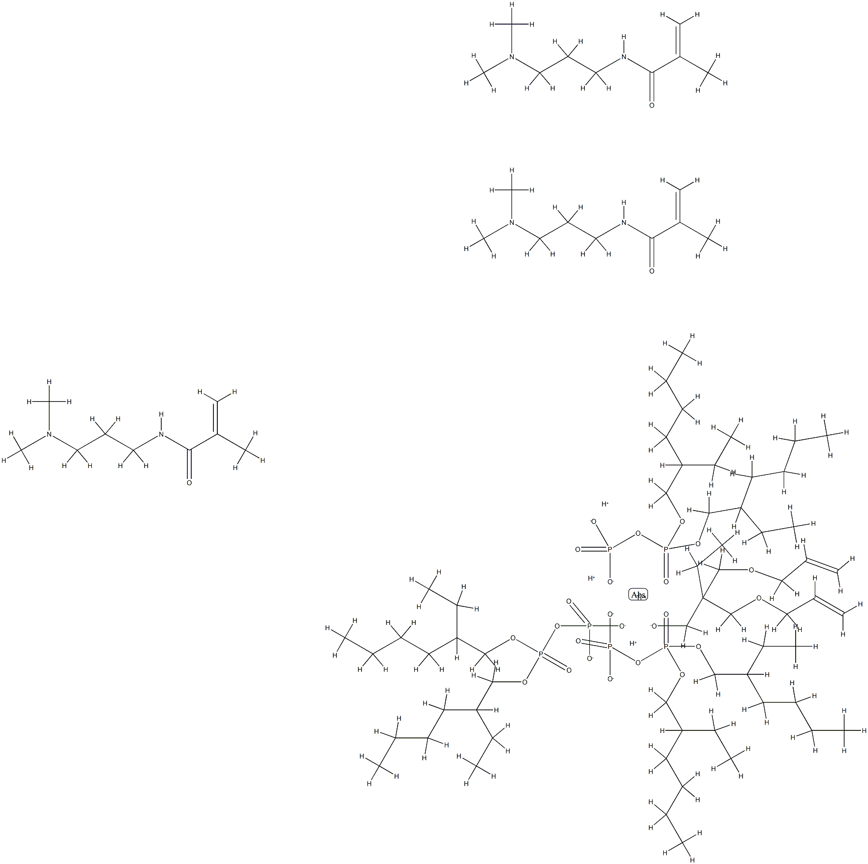 Titanate(3-), P,P-bis(2-ethylhexyl) diphosphato(2-)-.kappa.ObisP,P-bis(2-ethylhexyl) diphosphato(2-)-.kappa.O,.kappa.O2,2-bis(2-propenyloxy)methyl-1-butanolato-.kappa.O-, trihydrogen, compd. with N-3-(dimethylamino)propyl-2-methyl-2-propenamide (1:3)|钛酸酯偶联剂 LICA 38J