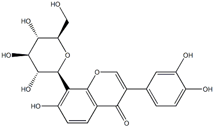 Pueraria glycoside Struktur