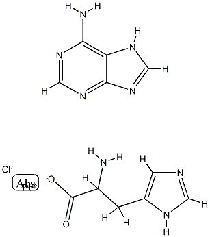 histidinatoadenine platinum(II) Structure