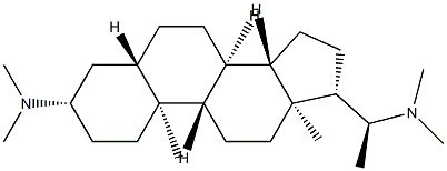 (20S)-N,N,N',N'-Tetramethyl-5α-pregnane-3β,20-diamine,1172-08-3,结构式