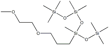 DIMETHYLSILOXANE, ETHYLENE OXIDE BLOCK COPOLYMER Structure