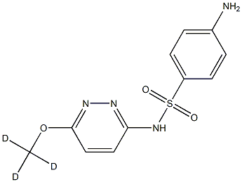 磺胺甲氧哒嗪氘代物, 1172846-03-5, 结构式