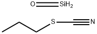 3-(Thiocyanato)propyl-functionalized  silica  gel Struktur