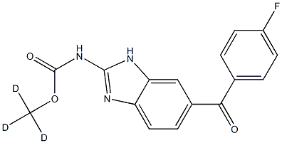 フルベンダゾール-D3 化学構造式