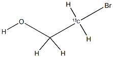 Ethylene-2-13C  bromohydrin 化学構造式