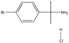 BenzeneMethanaMine, 4-broMo-a,a-diMethyl-, hydrochloride Struktur