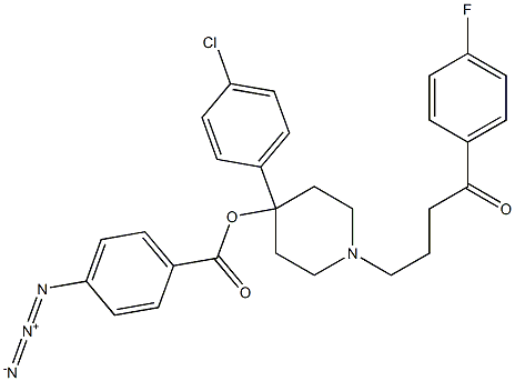haloperidol 4-azidobenzoate Struktur