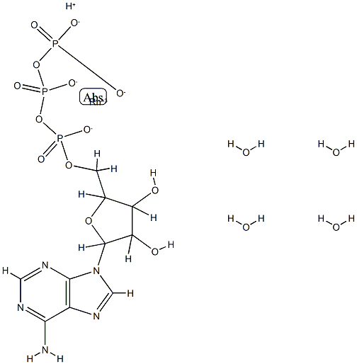 bidentate tetraaquarhodium adenosine 5'-triphosphate complex|