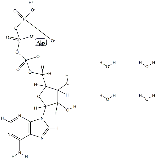 117405-91-1 bidentate tetraaquarhodium adenosine 5'-triphosphate complex