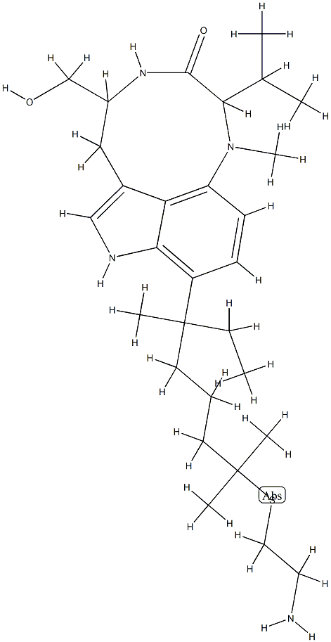 117490-45-6 26-(2'-aminoethylthio)tetrahydroteleocidin A-2